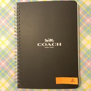 Coach Spiral Notebook Refill 6x8